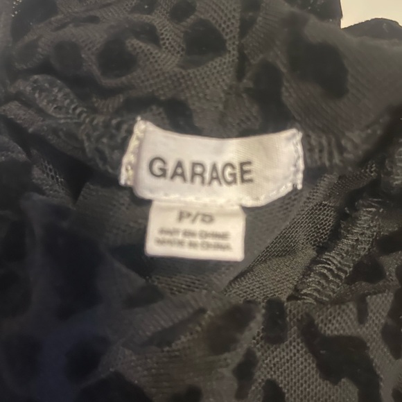 Leopard Print mesh turtleneck - Picture 2 of 2